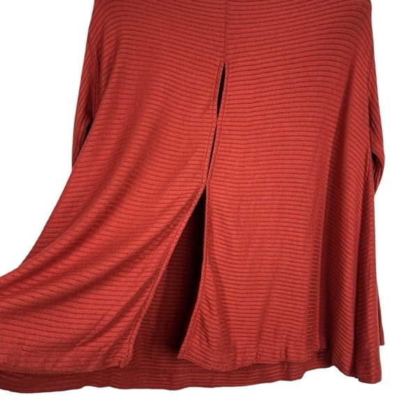 WE THE FREE Long Sleeve Lightweight Cowl Neck Ribbed Blouse Size Small - Picture 5 of 7